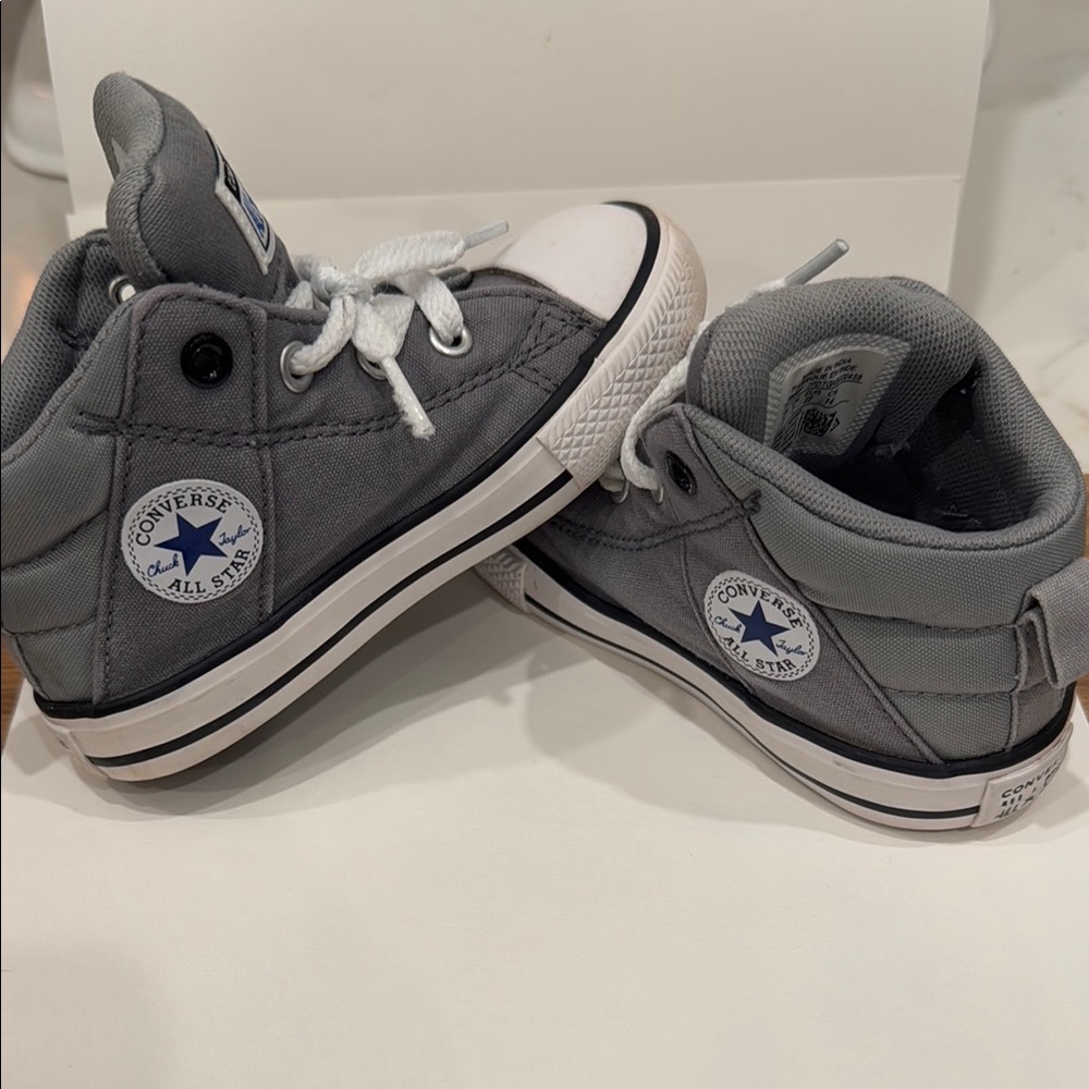 Converse Kids Gray High-Top Sneakers